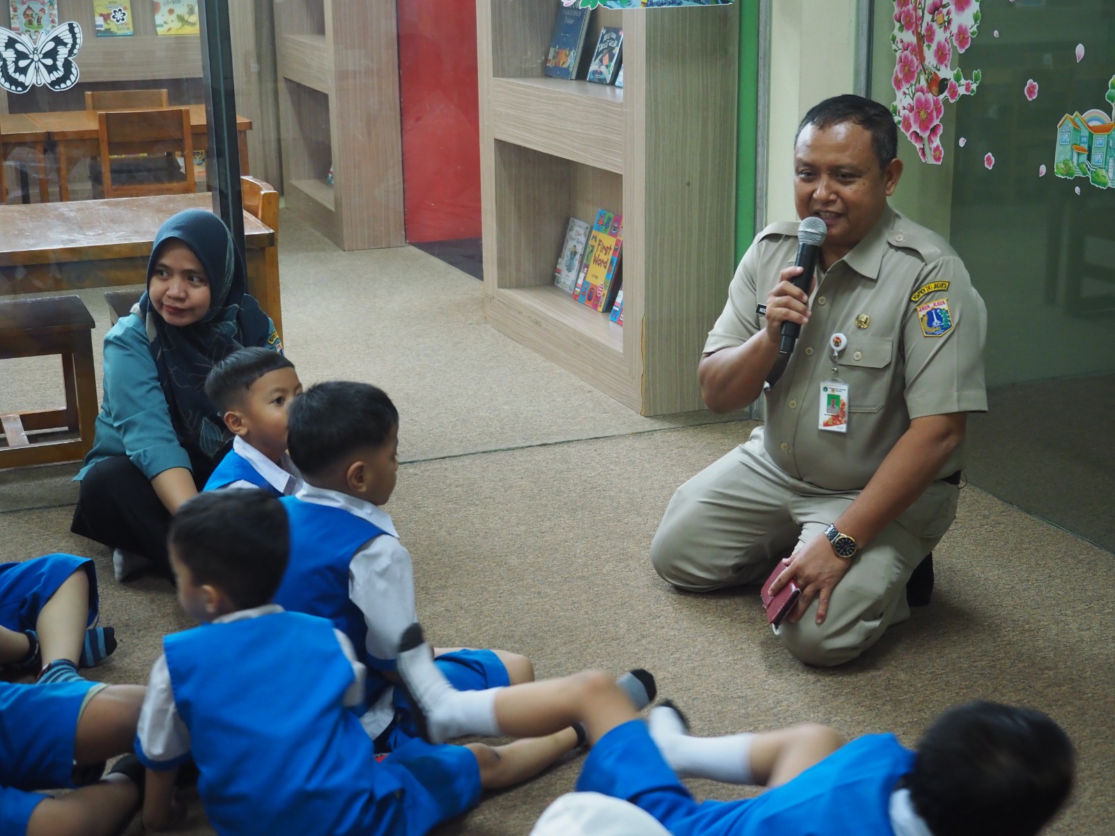 Ketupat Betawi Bersama TKN Johar Baru 01 Di Perpustakaan Jakarta Pusat